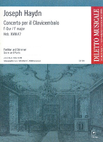 Concerto per il clavicembalo F-Dur  Hob.XVIII:F2  Partitur und 3 Stimmen