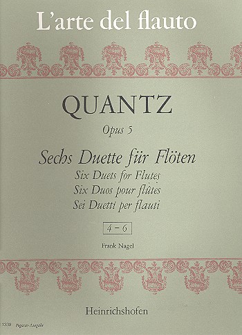 6 Duette op.5 Band 2 (Nr.4-6)  für 2 Flöten  