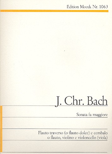 Sonate F-Dur   für Altblockflöte und Klavier  
