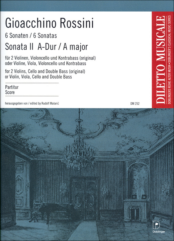 Sonata Nr. 2 A-Dur&nbsp;&nbsp;für Streicher&nbsp;&nbsp;Partitur