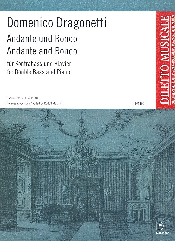 Andante und Rondo für  Kontrabass und Klavier  