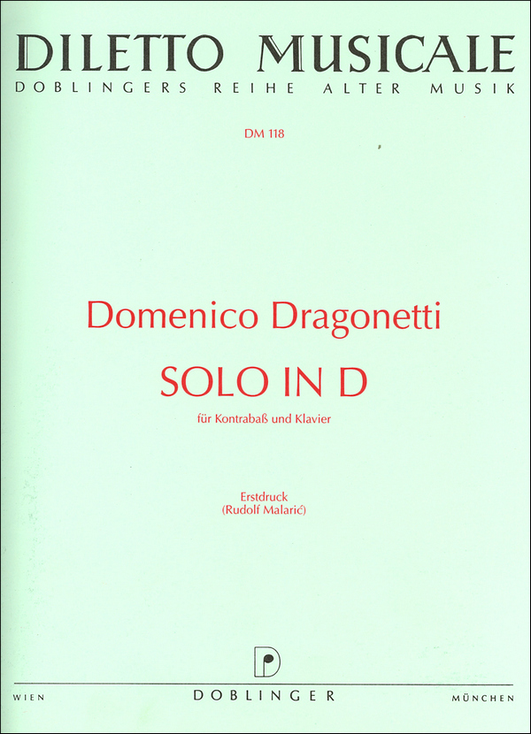 Solo D-Dur  für Kontrabass und Klavier  