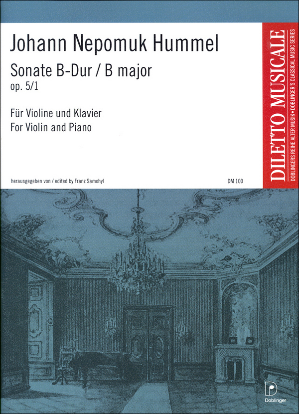 Sonate B-Dur op.5,1  für Violine und Klavier  