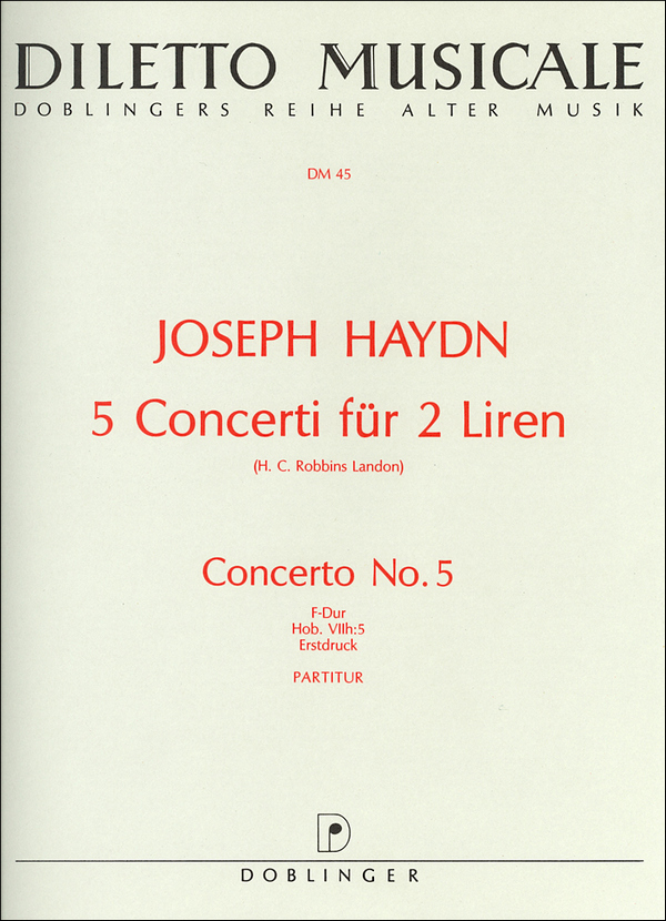 Concerto Nr.5 in F-Dur    Partitur