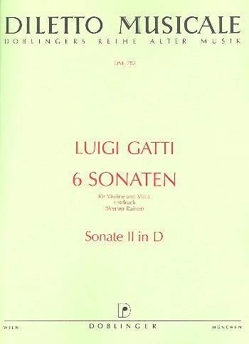 Sonate D-Dur Nr.2 für Violine und&nbsp;&nbsp;Viola&nbsp;&nbsp;