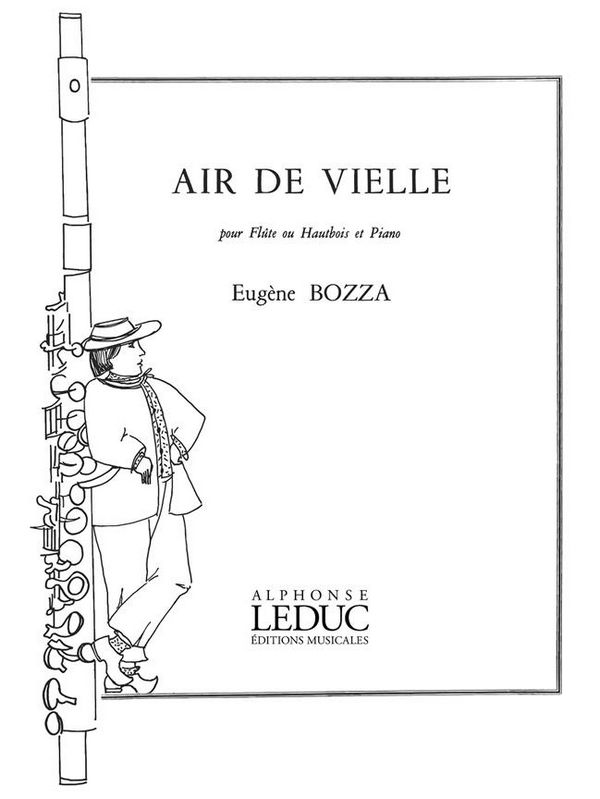 Air de vielle  pour flute (hautbois) et piano  