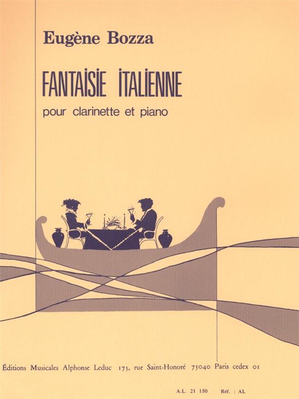 Fantaisie italienne&nbsp;&nbsp;pour clarinette et piano&nbsp;&nbsp;