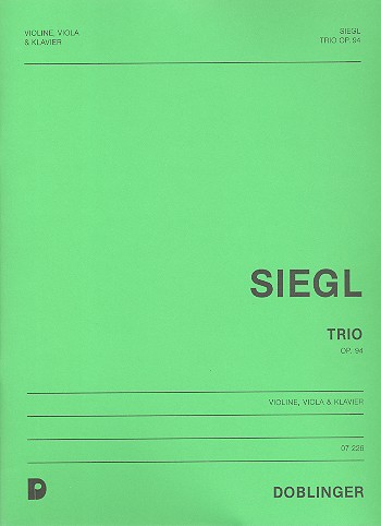 Trio op.94 für Violine, Viola  und Klavier  