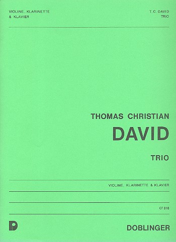Trio für Violine, Klarinette  und Klavier  