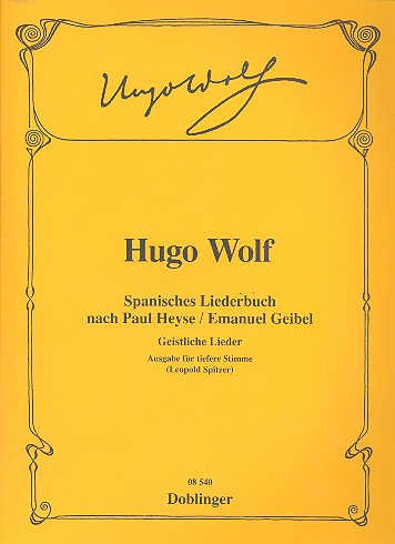 Geistliche Lieder tief&nbsp;&nbsp;aus dem spanischen Liederbuch&nbsp;&nbsp;