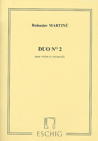 Duo no. 2 pour violon, et violon-&nbsp;&nbsp;9586&nbsp;&nbsp;2 partitions