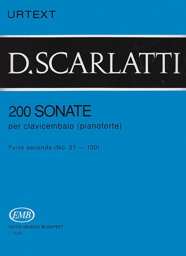 200 Sonaten Band 2 (Nr.51-100) .  für Cembalo (Klavier)  