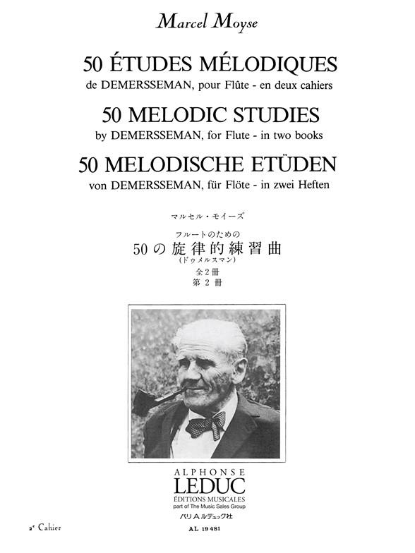 50 études mélodiques op.4 vol.2  pour flûte  
