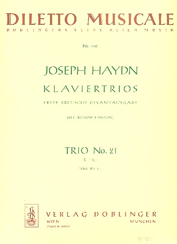Klaviertrio B-Dur Nr.21 Hob.XV:8&nbsp;&nbsp;&nbsp;&nbsp;Stimmen