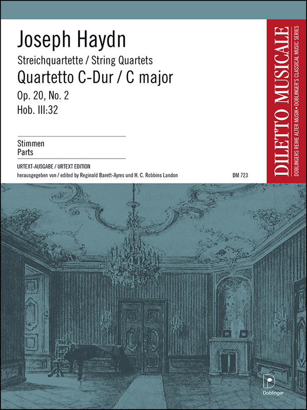 Streichquartett C-Dur op.20,2&nbsp;&nbsp;Hob.III:32&nbsp;&nbsp;Stimmen
