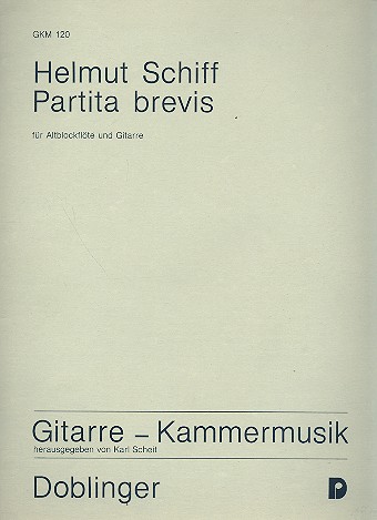 Partita brevis  für Altblockflöte und Gitarre  