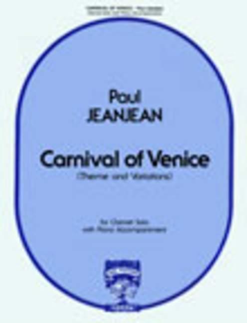 Carnival in Venice for clarinet  and piano  