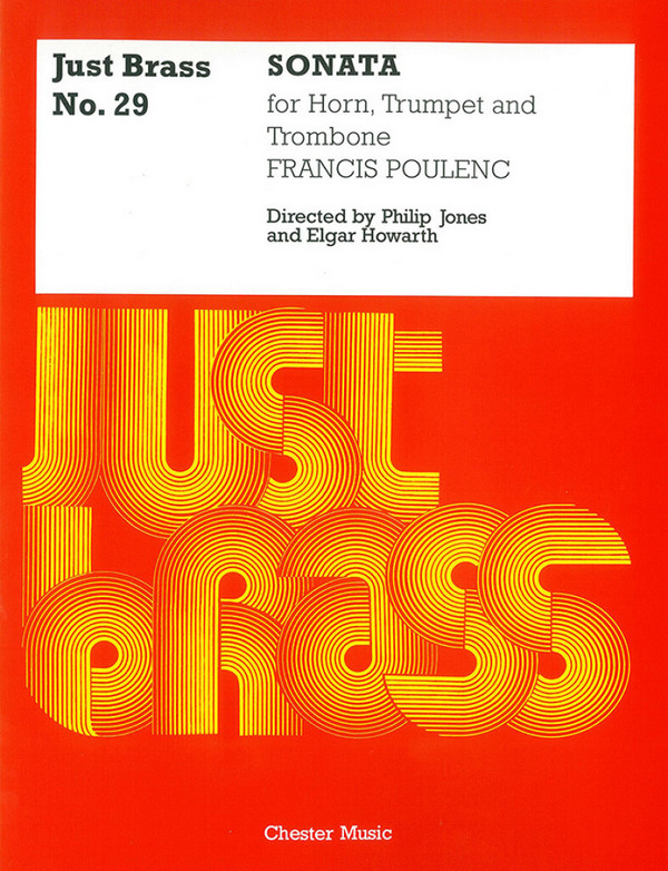 Sonata for horn, trumpet and&nbsp;&nbsp;trombone (1922)&nbsp;&nbsp;score and parts