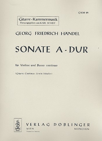 Sonate A-Dur&nbsp;&nbsp;für Violine und Gitarre&nbsp;&nbsp;