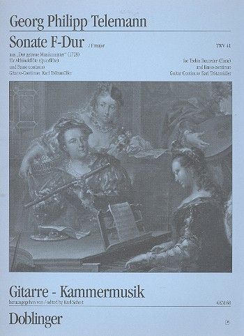 Sonate F-Dur für Altblockflöte&nbsp;&nbsp;und Gitarre&nbsp;&nbsp;