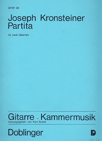 Partita&nbsp;&nbsp;für 2 Gitarren&nbsp;&nbsp;Partitur