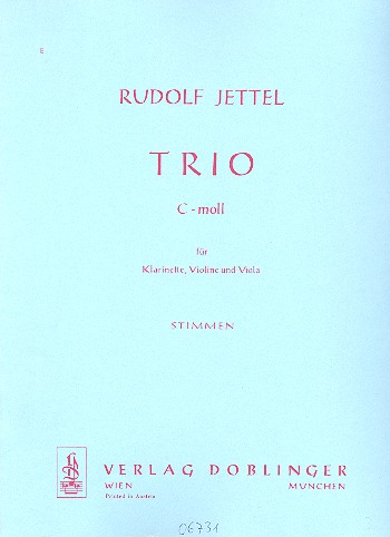 Trio c-moll  für Klarinette, Violine und Viola  3 Stimmen