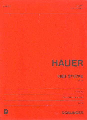 Vier Stücke op.59    
