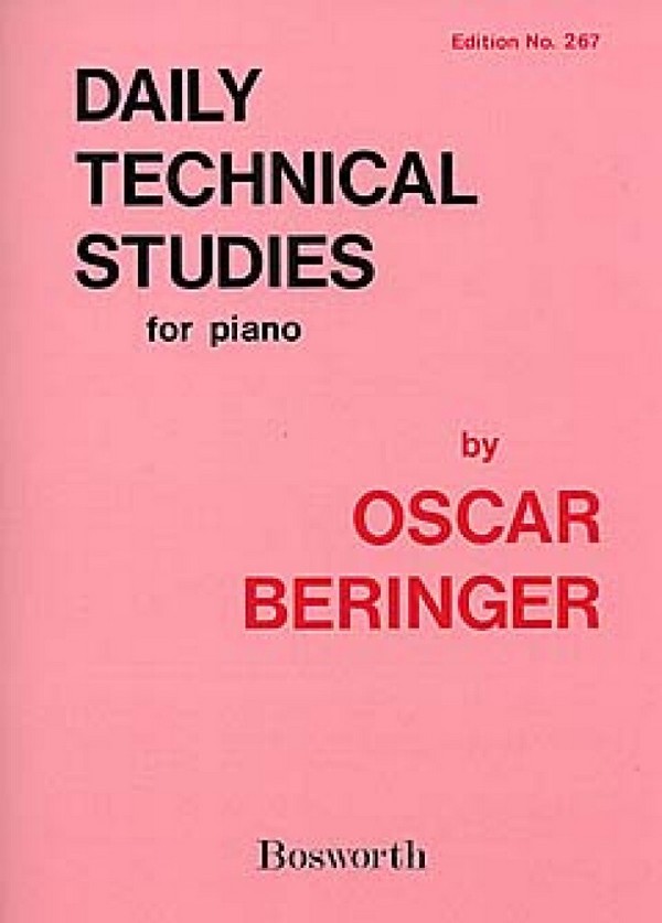 Daily technical Studies  for piano  