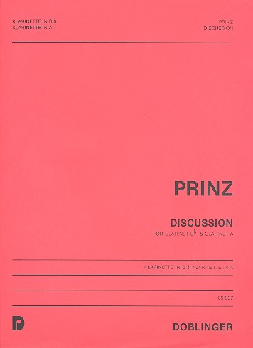 Discussion für 2 Klarinetten&nbsp;&nbsp;Spielpartitur&nbsp;&nbsp;