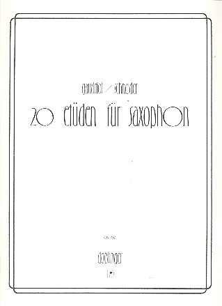 20 Etüden  für Saxophon  