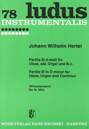 Partita d-Moll Nr.3&nbsp;&nbsp;für Oboe, Orgel und Bc&nbsp;&nbsp;