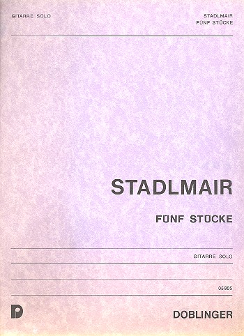 5 Stücke  für Gitarre  