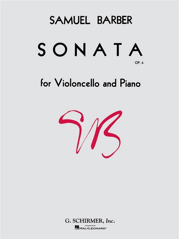 Sonata op.6  for violoncello and piano  