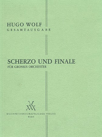 Scherzo und Finale  für Orchester  Studienpartitur