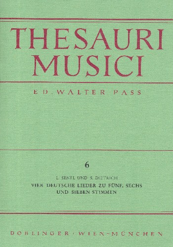 4 deutsche Lieder  für gem Chor a cappella  Partitur (dt)