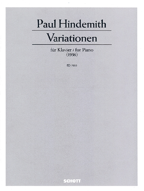 Variationen&nbsp;&nbsp;für Klavier&nbsp;&nbsp;