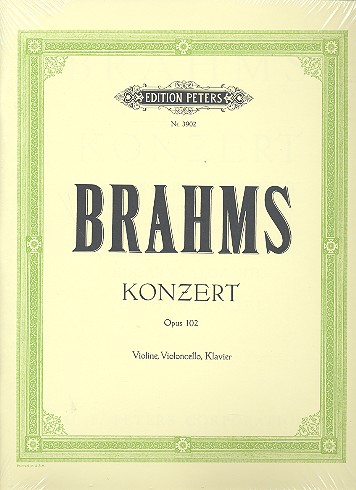 Konzert a-Moll op.102 für Violine, Violoncello und Orchester&nbsp;&nbsp;für  Violine, Violoncello und Klavier&nbsp;&nbsp;