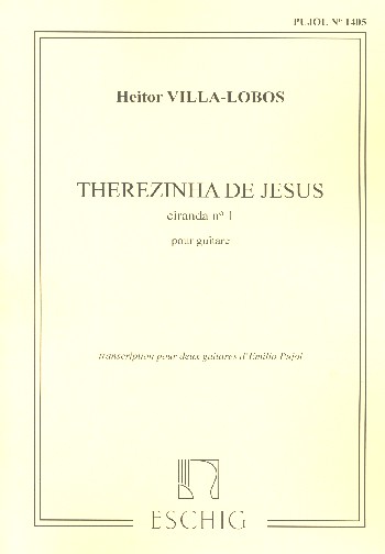 Therezinha de Jesus  pour 2 guitares  