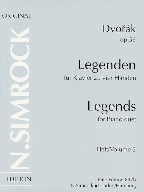 Legenden op.59 Band 2  für Klavier zu 4 Händen  