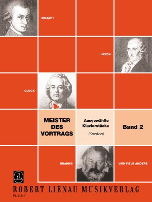 Meister des Vortrags Band 2 - Ausgewählte Klavierstücke  für Klavier  