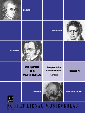Meister des Vortrags Band 1 - Ausgewählte Klavierstücke  für Klavier  