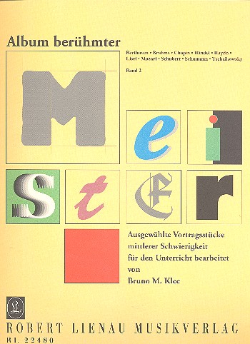 Album berühmter Meister Band 2  für Klavier  