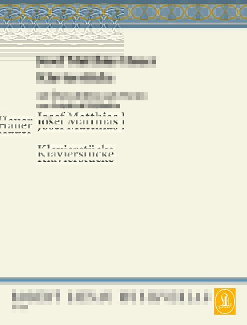 Klavierstücke op.25 - mit Überschriften nach Worten von Hölderlin  für Klavier  