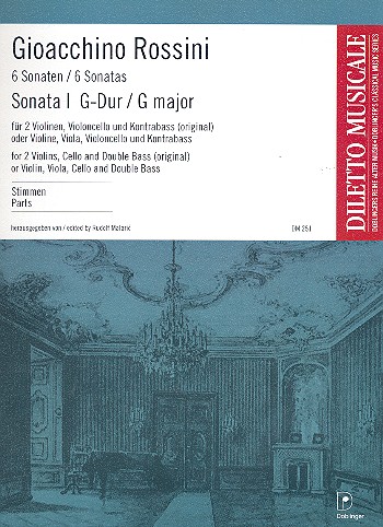 Sonata G-Dur Nr.1&nbsp;&nbsp;für Streicher&nbsp;&nbsp;6 Stimmen