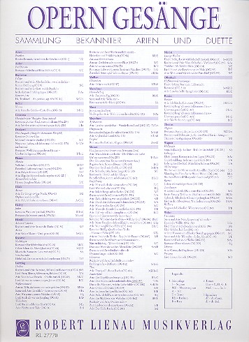 Dies Bildnis ist bezaubernd schön (aus 'Die Zauberflöte')  für Tenor und Klavier  