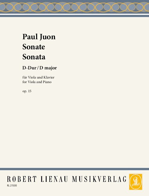 Sonate D-Dur op.15  für Viola und Klavier  