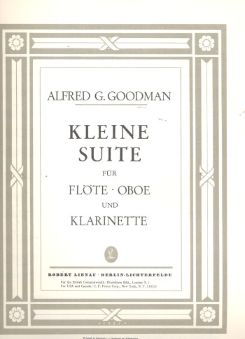 Kleine Suite  für Flöte, Oboe und Klarinette  
