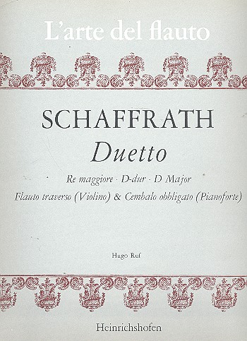 Duetto D-Dur op.1,2 für Violine  und Klavier  