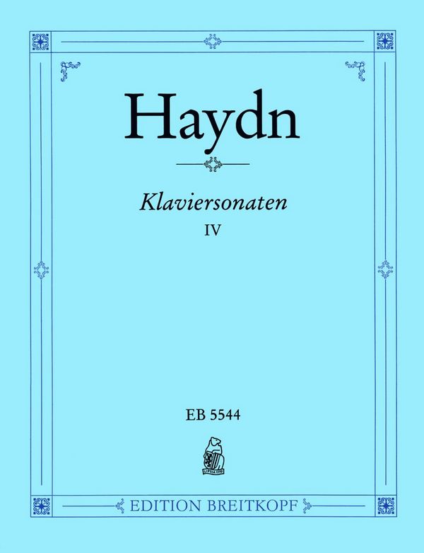 Sämtliche Sonaten Band 4 (Nr.33-42)&nbsp;&nbsp;für Klavier&nbsp;&nbsp;