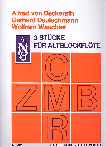 3 Stücke  für Altblockflöte  